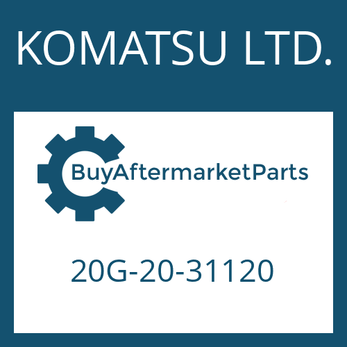 KOMATSU LTD. 20G-20-31120 - DRIVESHAFT