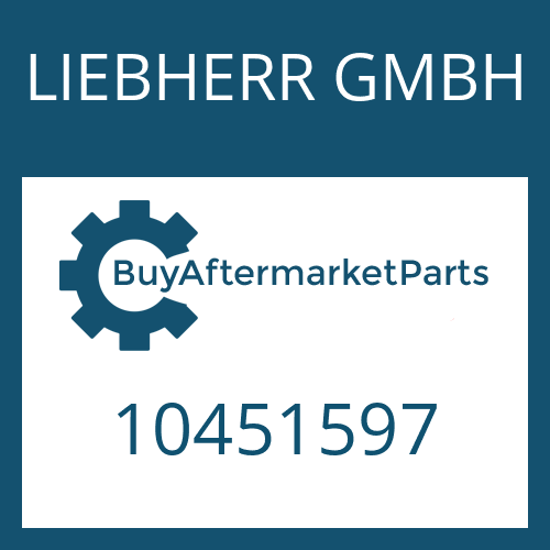 LIEBHERR GMBH 10451597 - DRIVESHAFT