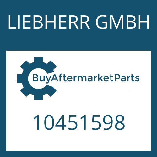 LIEBHERR GMBH 10451598 - DRIVESHAFT