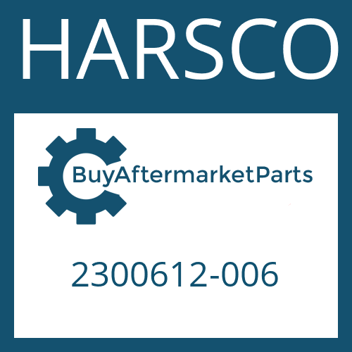 2300612-006 HARSCO CARR 6.34N