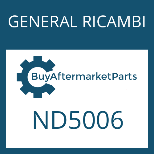 GENERAL RICAMBI ND5006 - DRIVESHAFT