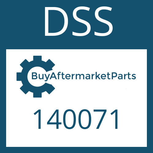 DSS 140071 - DRIVESHAFT