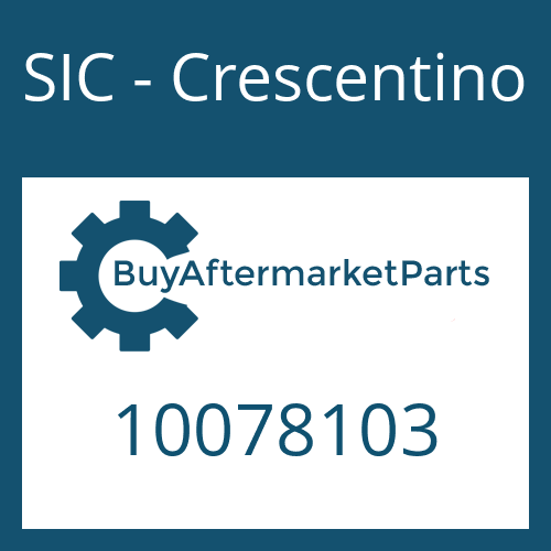 10078103 SIC - Crescentino DRIVESHAFT