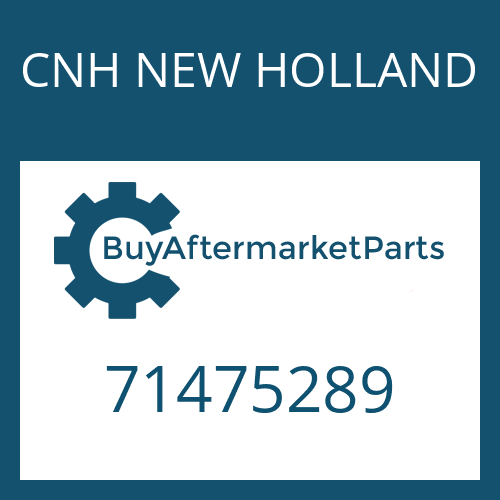 CNH NEW HOLLAND 71475289 - INTERMEDIATE COVER