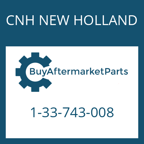 CNH NEW HOLLAND 1-33-743-008 - RUBBER BOOT AND LOCK RINGS KIT