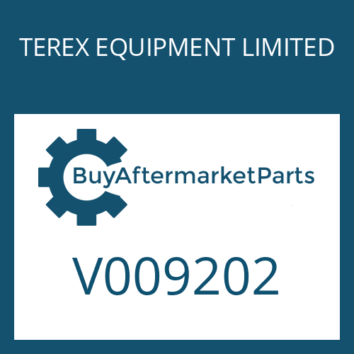 TEREX EQUIPMENT LIMITED V009202 - HEAVY AXLE COMPONENTS