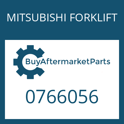 0766056 MITSUBISHI FORKLIFT KIT - DRIVE GEAR & PINION ASSY