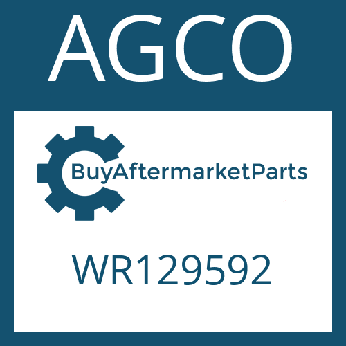 AGCO WR129592 - BEARING STRAP KIT