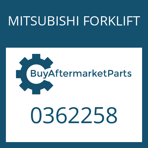 MITSUBISHI FORKLIFT 0362258 - DIFF CASE INNER PART