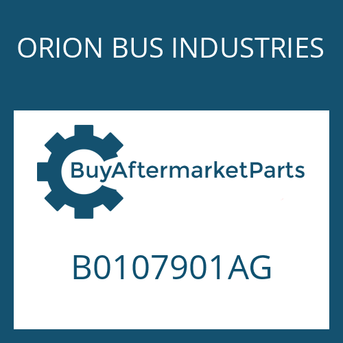 B0107901AG ORION BUS INDUSTRIES NUT 7/16 UNF