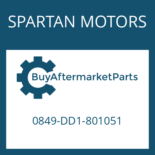 SPARTAN MOTORS 0849-DD1-801051 - SPINDLE