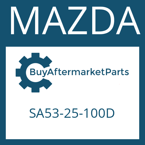 MAZDA SA53-25-100D - DRIVESHAFT