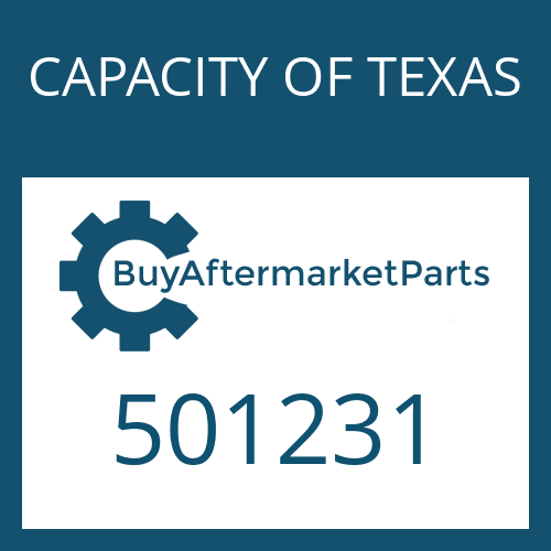 CAPACITY OF TEXAS 501231 - SHAFT, AXLE FINISHED
