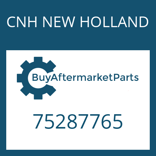 CNH NEW HOLLAND 75287765 - COVER