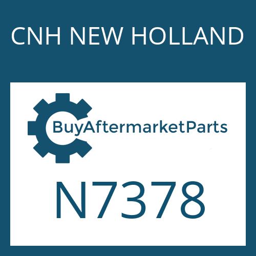 CNH NEW HOLLAND N7378 - TURBINE