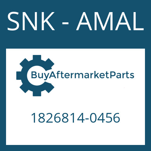SNK - AMAL 1826814-0456 - DRIVESHAFT