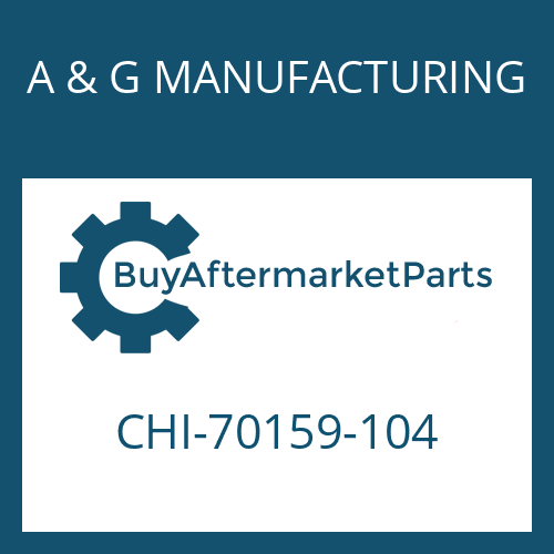 A & G MANUFACTURING CHI-70159-104 - SPINDLE & PLUG ASSY
