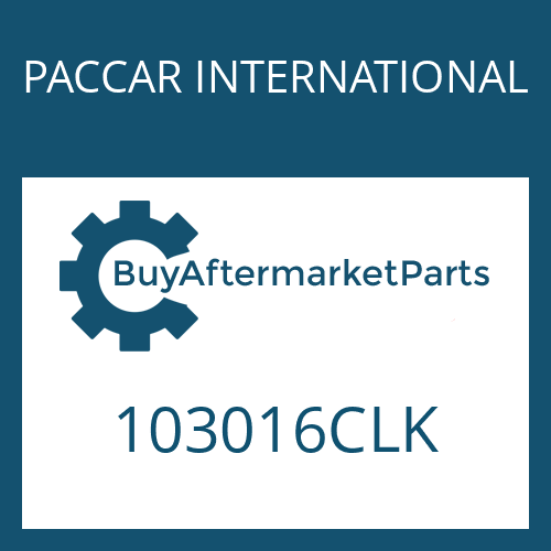 PACCAR INTERNATIONAL 103016CLK - CAPSCREW-AXLESH