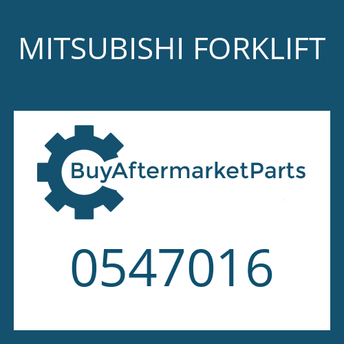 MITSUBISHI FORKLIFT 0547016 - CASE SUB ASSY - DIFF STD