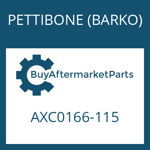 PETTIBONE (BARKO) AXC0166-115 - ARTICULATED TIE ROD
