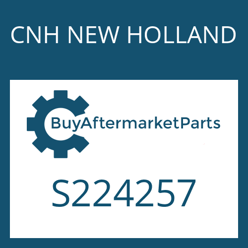 CNH NEW HOLLAND S224257 - PUMP-ASSM21G-2(use 251266)