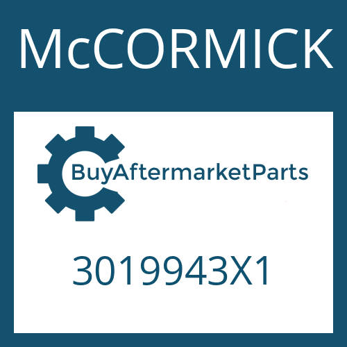 3019943X1 McCORMICK BACK - UP RING