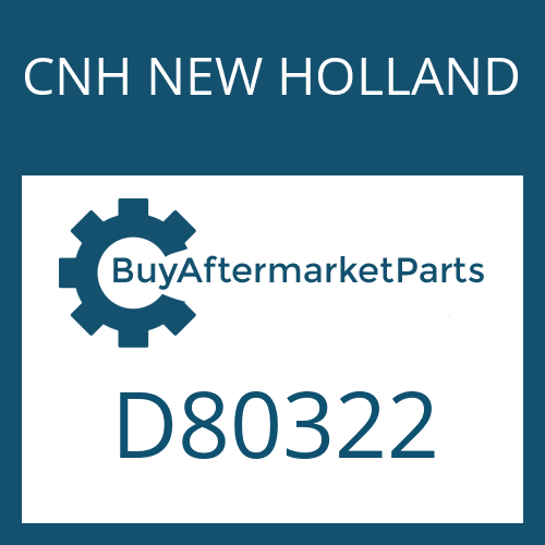 CNH NEW HOLLAND D80322 - GASKET