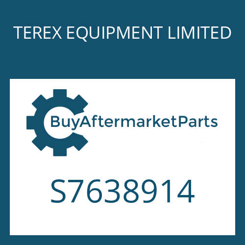 TEREX EQUIPMENT LIMITED S7638914 - PLATE DRIVE