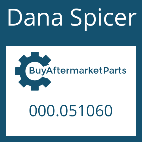 Dana Spicer 000.051060 - O RING