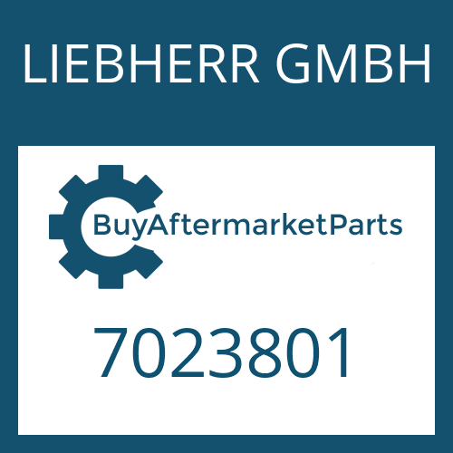 LIEBHERR GMBH 7023801 - BOLT