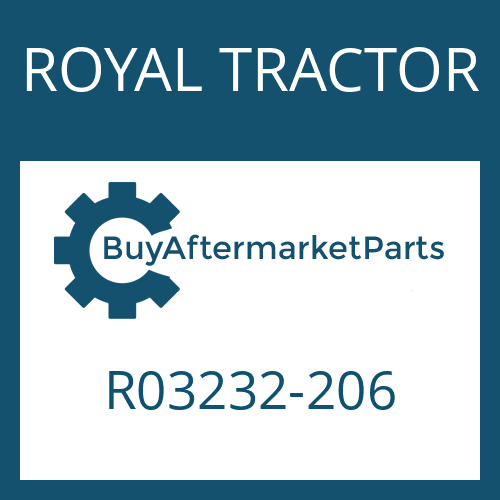 ROYAL TRACTOR R03232-206 - COVER
