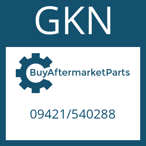 09421/540288 GKN DOUBLE JOINT