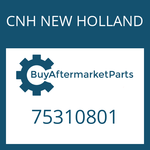 CNH NEW HOLLAND 75310801 - CAP