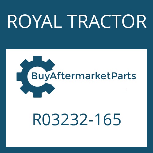 ROYAL TRACTOR R03232-165 - SCREW