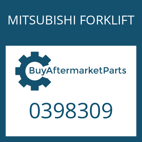 MITSUBISHI FORKLIFT 0398309 - KIT - DIFF CASE STD