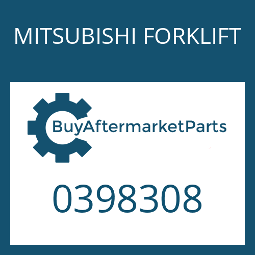 MITSUBISHI FORKLIFT 0398308 - KIT-DIFF CASE