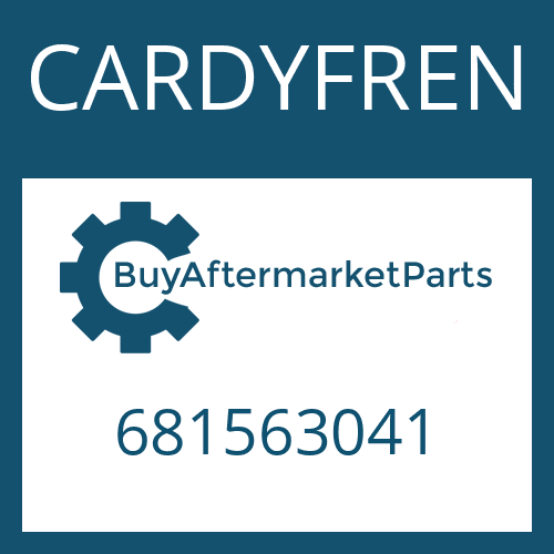 681563041 CARDYFREN MIDSHIP ASSEMBLY SAE