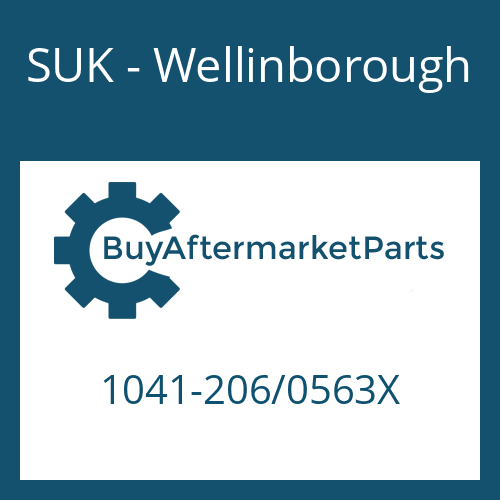 1041-206/0563X SUK - Wellinborough DRIVESHAFT