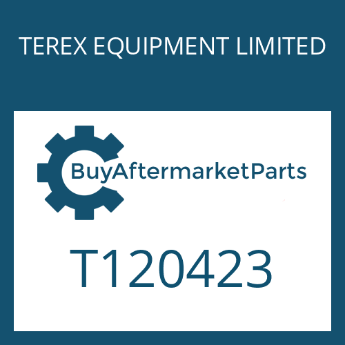 TEREX EQUIPMENT LIMITED T120423 - SEAL-OIL