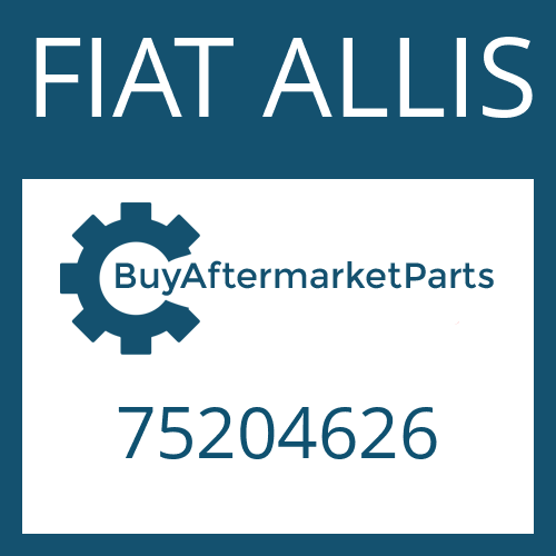 FIAT ALLIS 75204626 - SEAL