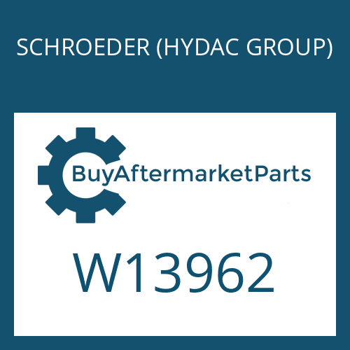SCHROEDER (HYDAC GROUP) W13962 - SPACER - DRIVE GEAR