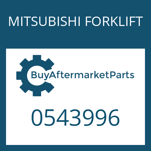 MITSUBISHI FORKLIFT 0543996 - L WASHER - WHEEL BRG NUT