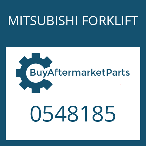 0548185 MITSUBISHI FORKLIFT FLANGED SHAFT