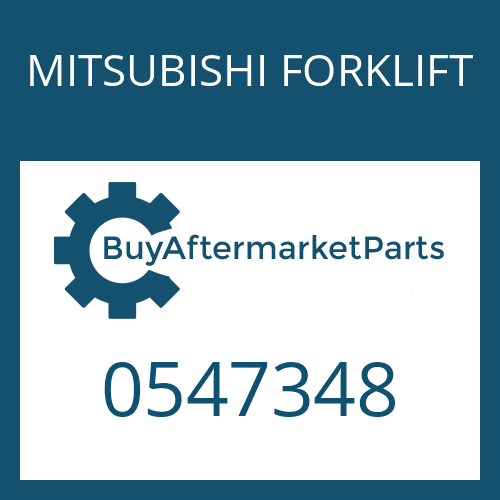 MITSUBISHI FORKLIFT 0547348 - SHAFT - FLANGED DRIVE FIN (FF)