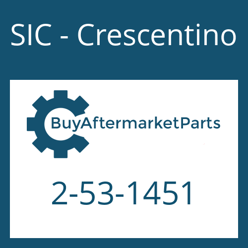 SIC - Crescentino 2-53-1451 - MIDSHIP STUB SHAFT