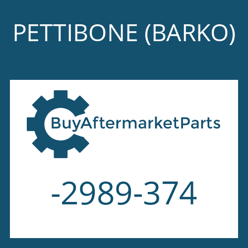 PETTIBONE (BARKO) -2989-374 - O-RING