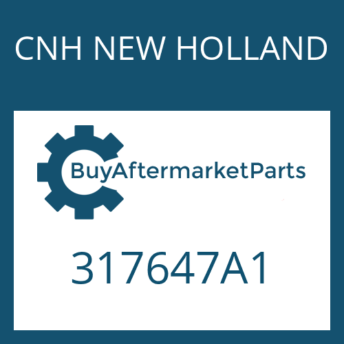 CNH NEW HOLLAND 317647A1 - DUST COVER