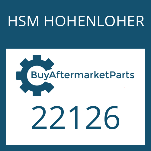 HSM HOHENLOHER 22126 - SCREW