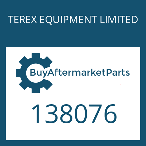 TEREX EQUIPMENT LIMITED 138076 - SUPPORT