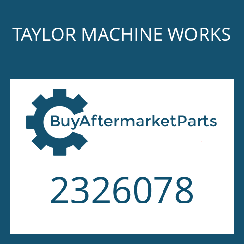 TAYLOR MACHINE WORKS 2326078 - DONGLE